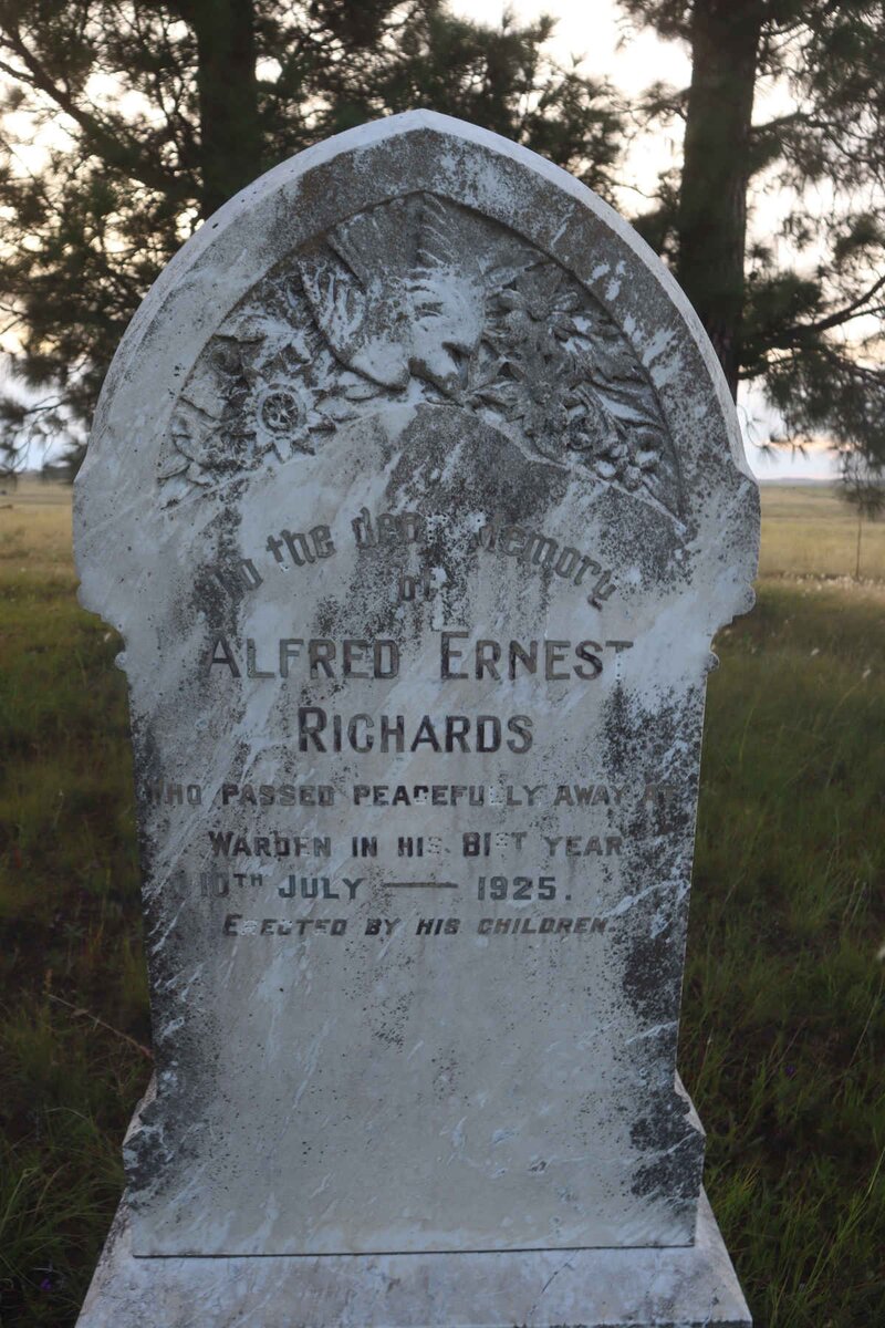 RICHARDS Alfred Ernest -1925