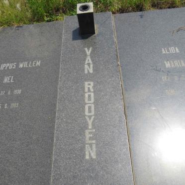 ROOYEN Phillippus Willem Nel, van 1930-1989 & Alida Maria 1932- _1