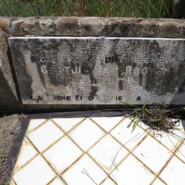 ROOYEN Gertjie, van 1948-1949