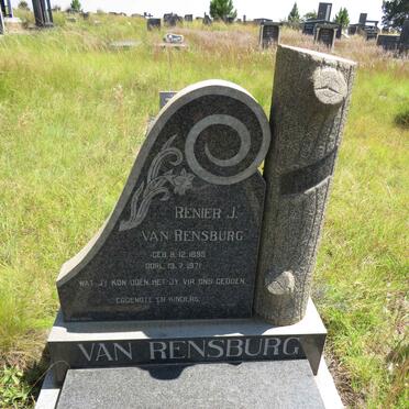 RENSBURG Renier J., van 1895-1971