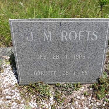 ROETS J.M. 1905-1991