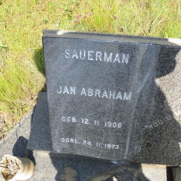 SAUERMAN Jan Abraham 1906-1973