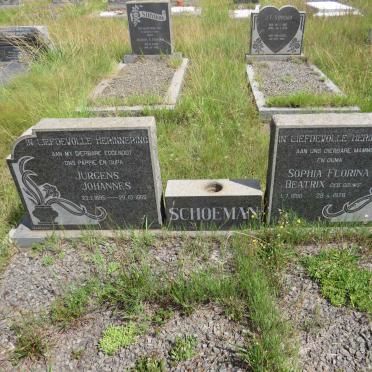 SCHOEMAN Jurgens Johannes 1895-1969 & Sophia Florina Beatrix GOUWS 1898-1978