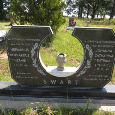 SWART Hermanus Bernardus 1947- & Johanna Catharina 1953-