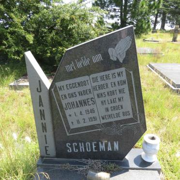 SCHOEMAN Johannes 1946-1991