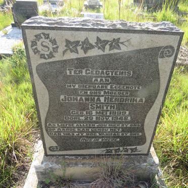 SMITH Johanna Hendrika 1889-1948