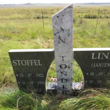 TONDER Stoffel, van 1922-1991 & Lina JANSEN 1930-2004