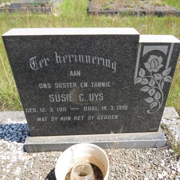 UYS Susie C. 1911-1978