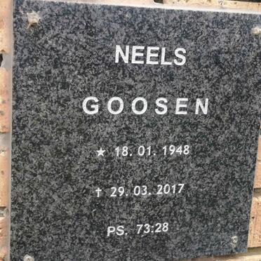 GOOSEN Neels 1948-2017