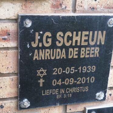 SCHEUN J.G. 1939-2010