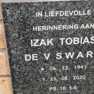 SWART Izak Tobias de V. 1941-2020