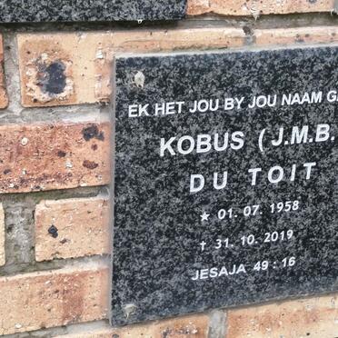 TOIT J.M.B., du 1958-2019