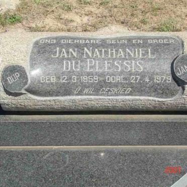 PLESSIS Jan Nathaniel, du 1959-1979