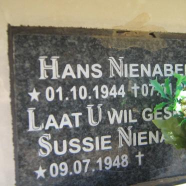 NIENABER Hans 1944- &amp; Sussie 1948-