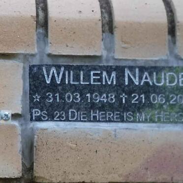NAUDE Willem 1948-2017