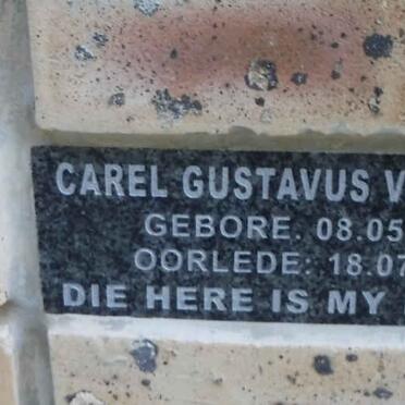 AARDT Carel Gustavus, van 1918-2008