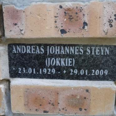 STEYN Andreas Johannes 1929-2009