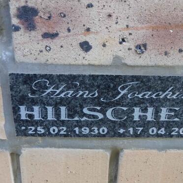 HILSCHER Hans Joachim 1930-2005