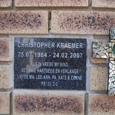KRAEMER Christopher 1984-2007