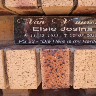 VUUREN Elsie Josina, van 1933-2020