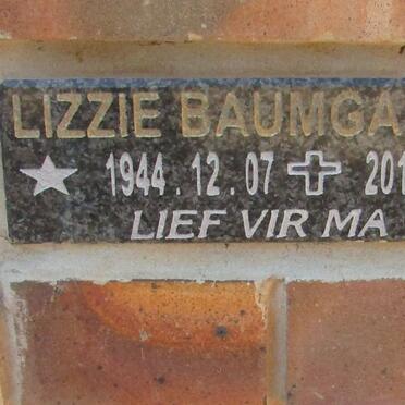 BAUMGARTEN Lizzie 1944-2011