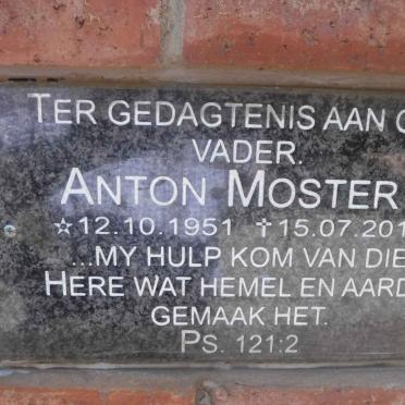 MOSTERT Anton 1951-2018