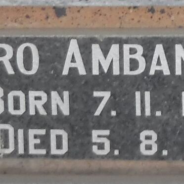 AMBANELLI Ciro 1874-1921
