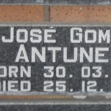ANTUNES Jose Gomes 1935-1977