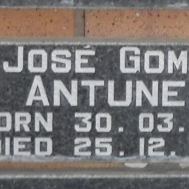 ANTUNES Jose Gomes 1935-1977