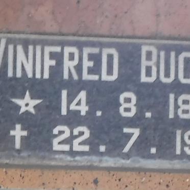 BUCKLEY Winifred 1890-1976