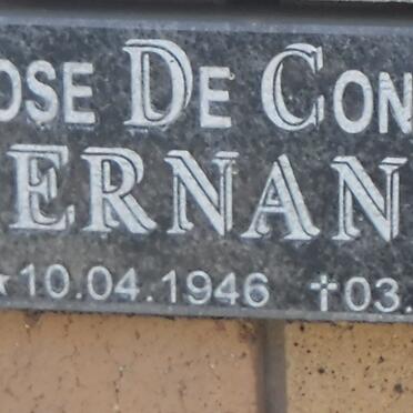 FERNANDES Jose de Conceicao 1946-2011
