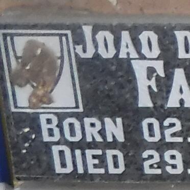 FARINHA Joao de Gouveia 1925-1990