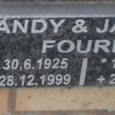 FOURIE Andy 1925-1999 &amp; Jackie 1924-2018