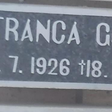 GOUWS Franca 1926-2008