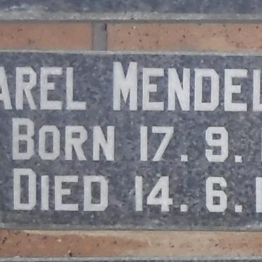 MENDEL Karel 1910-1983