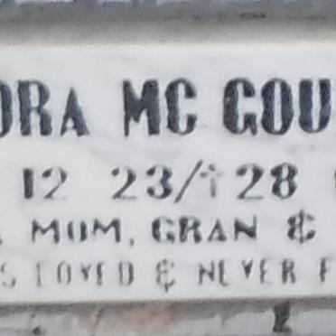 MCGOURTY Nora 1923-2006