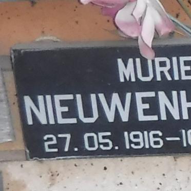 NIEUWENHUYZEN Muriel 1916-2001
