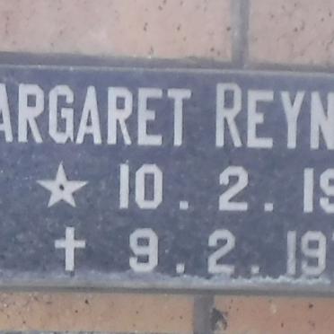 REYNOLDS Margaret 1915-1979