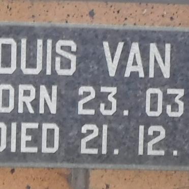 WYK Louis, van 1919-1961