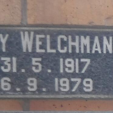WELCHMAN Harry 1917-1979 