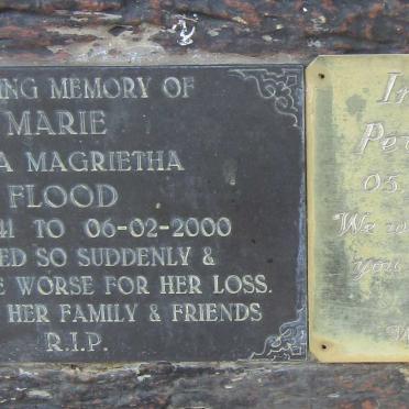 FLOOD Peter Herbert 1941-2005 &amp; Anna Magrietha 1941-2000