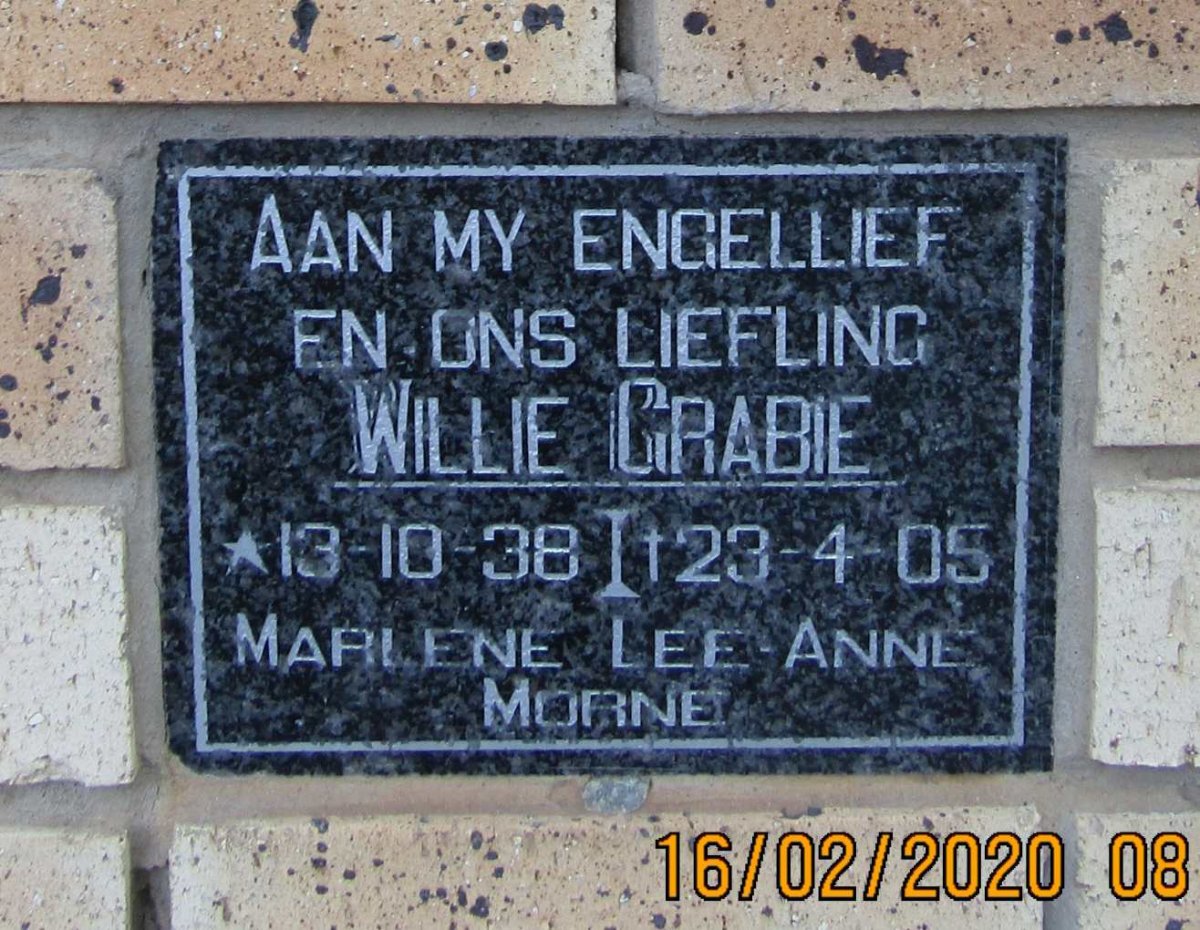 GRABIE Willie 1938-2005