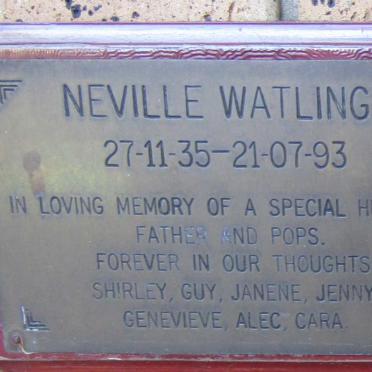 WATLING Neville 1935-1993