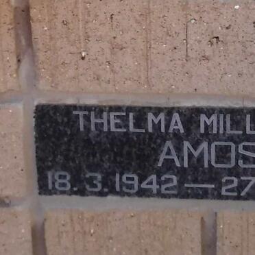 AMOS Thelma Millicent 1942-1995