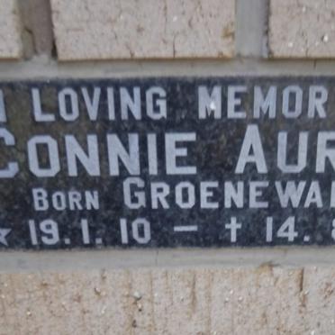 AURET Connie nee GROENEWALD 1910-1989