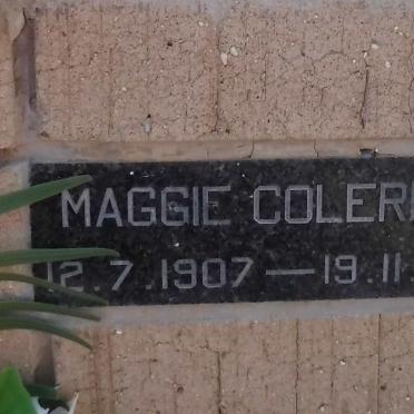 COLERIDGE Maggie 1907-1996