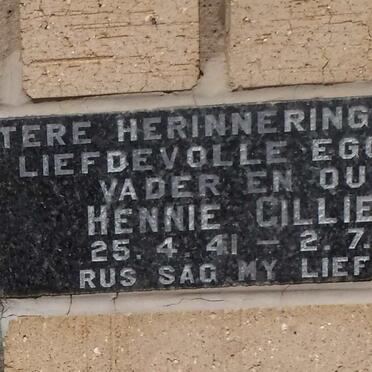 CILLIERS Hennie 1941-19?3