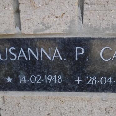 CASEY Susanna P. 1948-2001