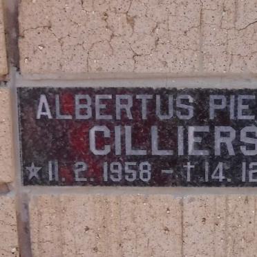 CILLIERS Albertus Pieter 1958-1996