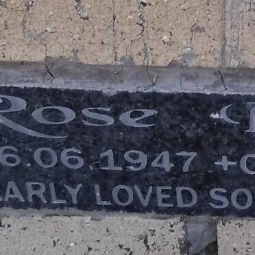 ELDER Rose 1947-2012